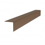 PLASTIC ANGLE PROFILE 30x30 DARK BROWN 280cm